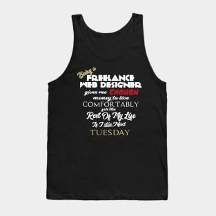 Being a freelance web designer Tank Top